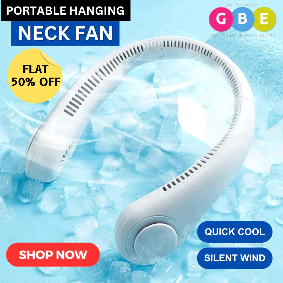 🔥 Portable Neck Hanging Cooling Fan 🔥